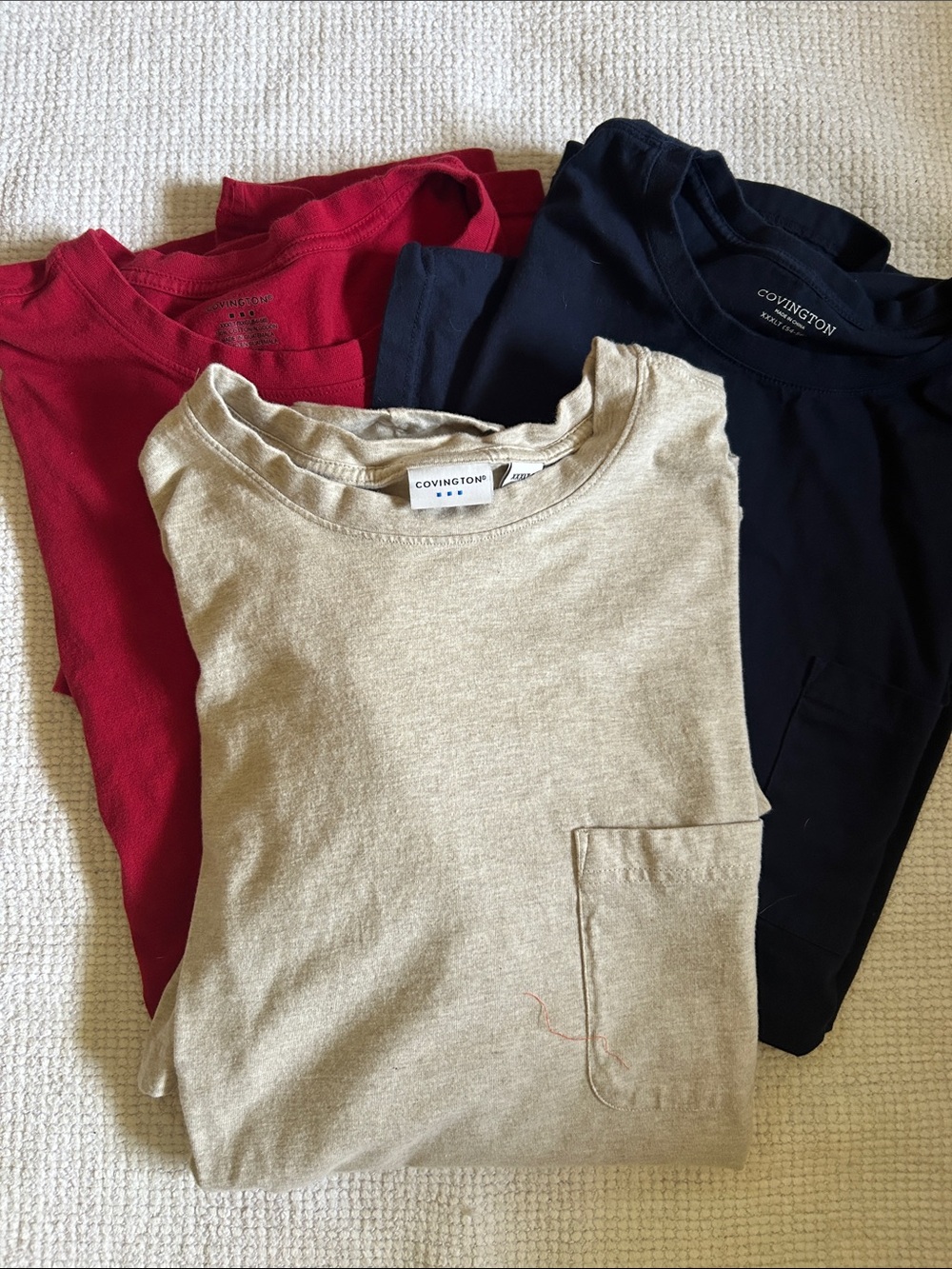 Covington Men’s pocket tee shirt bundle